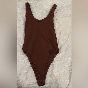 Brown bodysuit